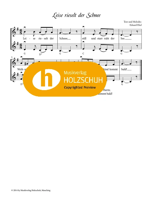 Leise rieselt der Schnee